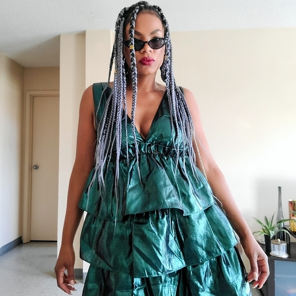 ZARA TIER PARTY DRESS, FITS M - Picture 9 of 15